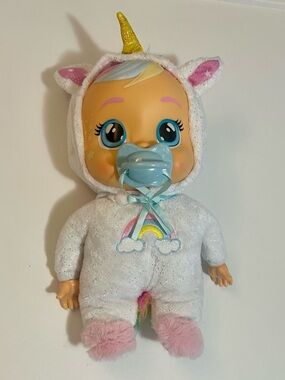 Cry Babies Goodnight Dreamy Lightup Babydoll Unicorn